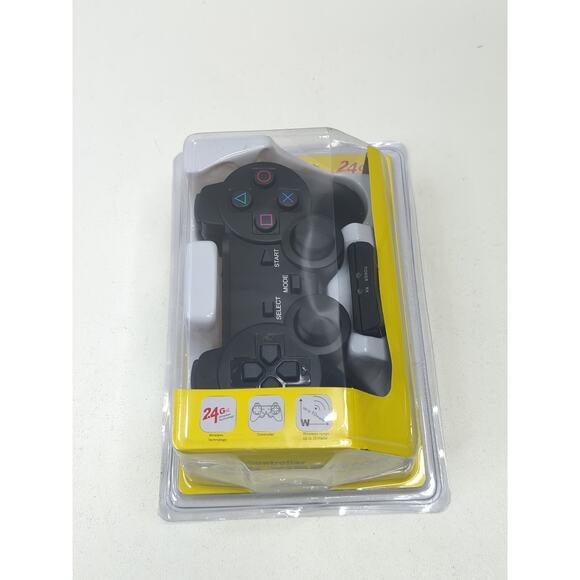 2 Sony PS2/PS1/PSX 2.4G Wireless Twin Shock Game Controller Joystick Joypad - Picture 2 of 6